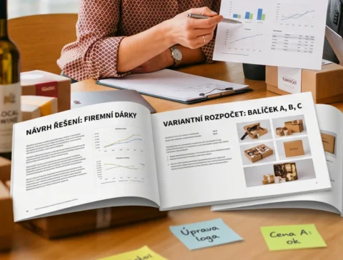Připravíme návrh řešení. Doporučíme vhodné složení balíčků, cenové varianty a možnosti personalizace.